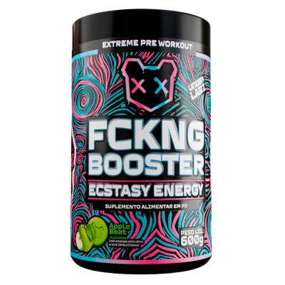 Pré-Treino Fckng Booster Ecstasy Energy, Sabores, 600g - Under Labz