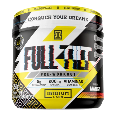 Pré-Treino Full Tilt, Sabores, 150g - Iridium Labs