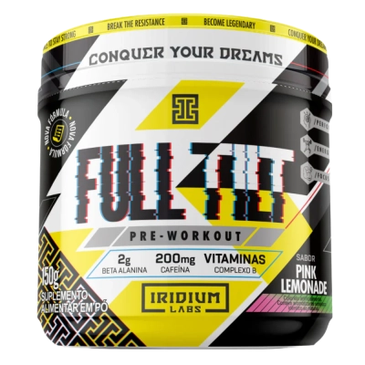 Pré-Treino Full Tilt, Sabores, 150g - Iridium Labs