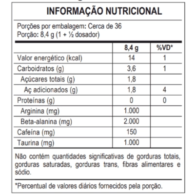 Pré Treino Horus, Sabores 300g - Max Titanium 