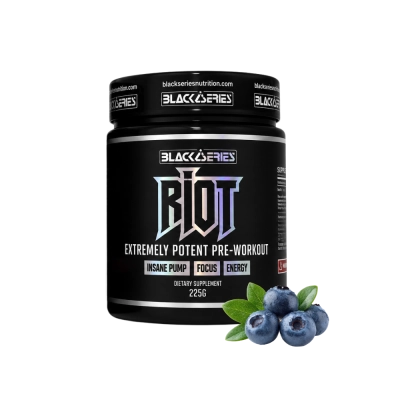Pré Treino Riot, 225g, Black Series