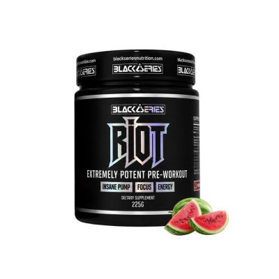 Pré Treino Riot, 225g, Black Series