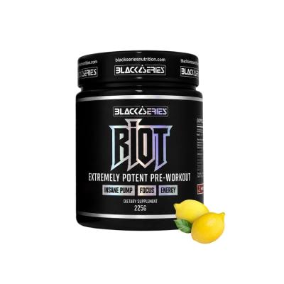 Pré Treino Riot, 225g, Black Series