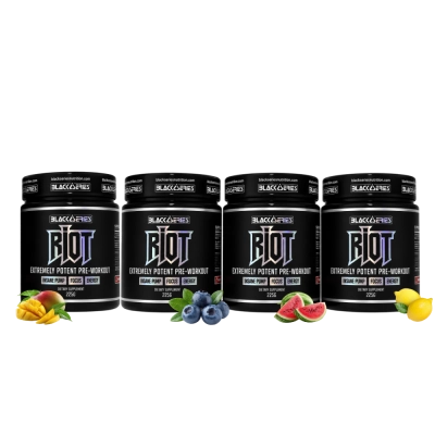 Pré Treino Riot, 225g, Black Series
