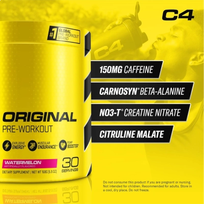 Pré-treino, Sabor Melancia, 195g, Cellucor
