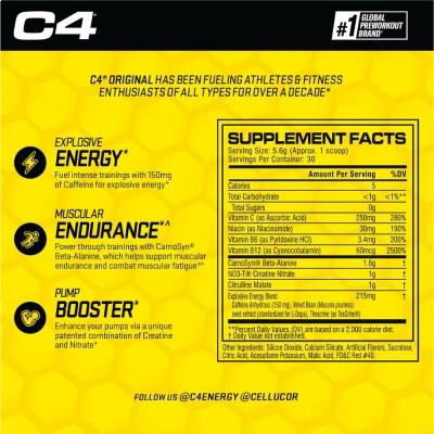Pré-treino, Sabor Melancia, 195g, Cellucor