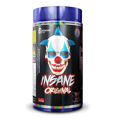 Pré Treino, Sabores, Insane Original 300g - Demons Lab