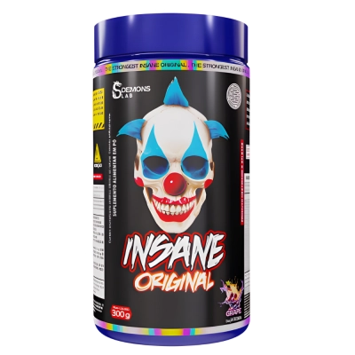 Pré Treino, Sabores, Insane Original 300g - Demons Lab
