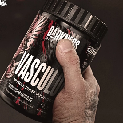Pré Treino Vasculor Muscle Pump Volumizer Maça Verde, 300G - Darkness