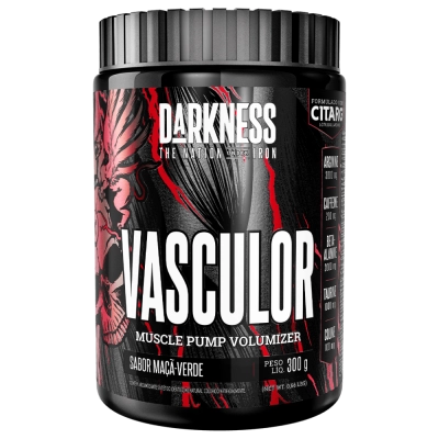 Pré Treino Vasculor Muscle Pump Volumizer Maça Verde, 300G - Darkness