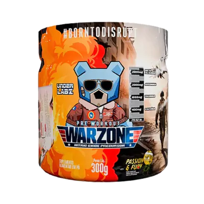 Pré Workout Warzone, Sabores, 300g - Under Labz 