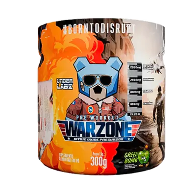 Pré Workout Warzone, Sabores, 300g - Under Labz 