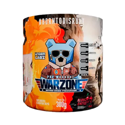 Pré Workout Warzone, Sabores, 300g - Under Labz 