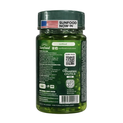 Própolis Verde Blend, 1000mg, 60 Cápsulas, Sunfood