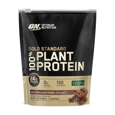 Proteína 100% Plant-Based, 444g, Sabores, Optimum Nutrition