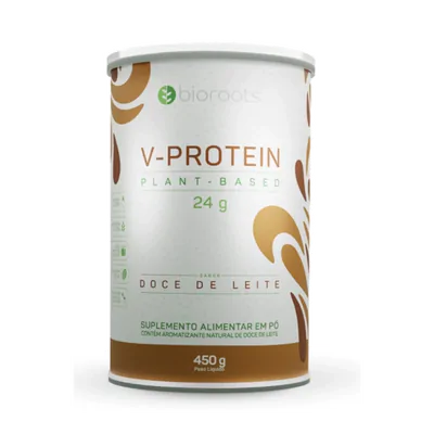Proteína V-protein Plant Based, Sabores, 450g, Bioroots