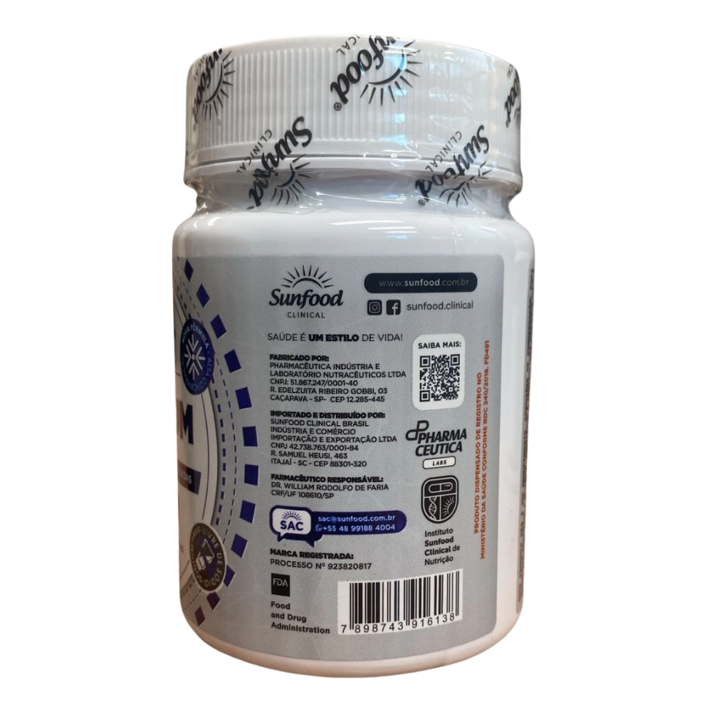 Psyllium 1200 mg, 60 Cápsulas - Sunfood