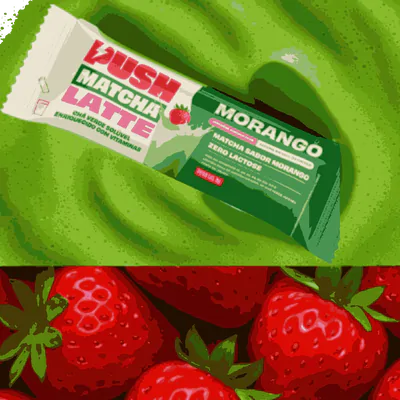 Push Matcha Latte 3 Sachês 9g – Energia Natural | Push & Pow