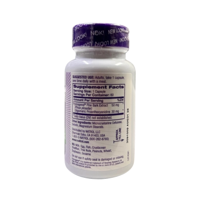 Pycnogenol, 50mg, 60 Cápsulas, Natrol