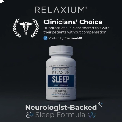 Relaxium Gentle Sleep (Melatonin 5 mg), 60 cápsulas veganas, MD Formulated