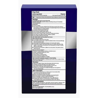 Rogaine Extra Strength, Masculino, 5% solução de minoxidil, 60ml Unidade