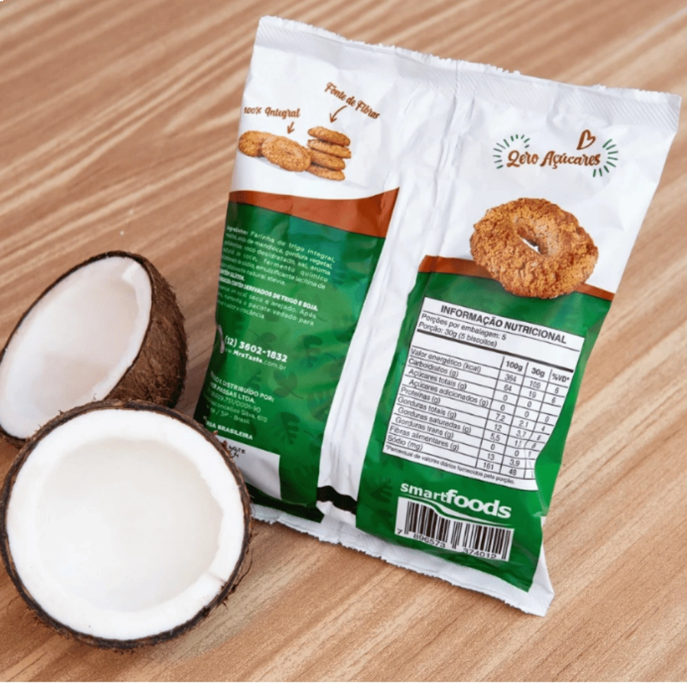ROSQUINHA INTEGRAL SABORES 150G - MRS TASTE