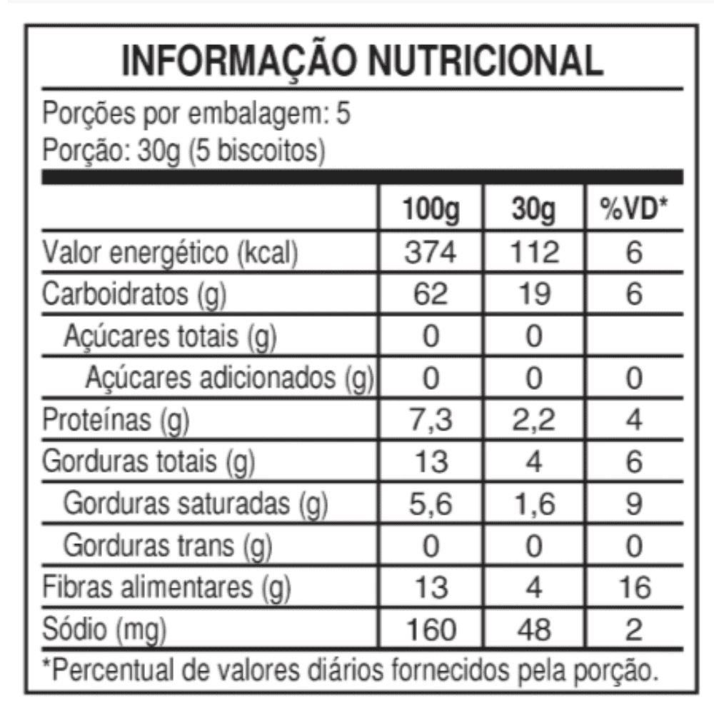 ROSQUINHA INTEGRAL SABORES 150G - MRS TASTE