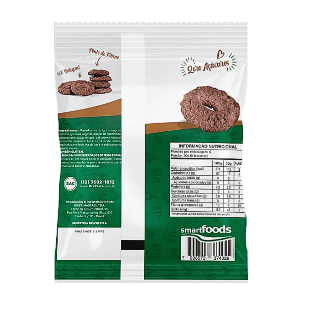 ROSQUINHA INTEGRAL SABORES 150G - MRS TASTE
