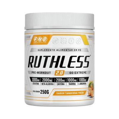 Ruthless 2.0 Pré Treino 250g, Sabores, FNB Sports