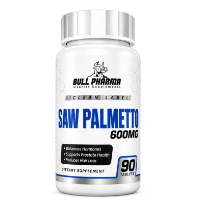 Saw Palmetto 600mg, 90 Comprimidos, Bull Pharma