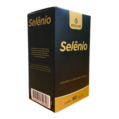 Selênio Suplemento Alimentar 60 Cápsulas - Gold Lab