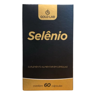 Selênio Suplemento Alimentar 60 Cápsulas - Gold Lab