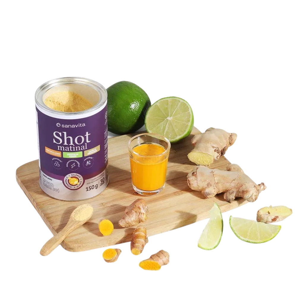 Shot Matinal Sabor De Limão 150g - Sanavita