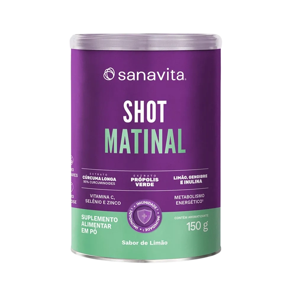 Shot Matinal Sabor De Limão 150g - Sanavita