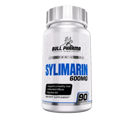Silymarin 600mg, 90 Comprimidos, Bull Pharma