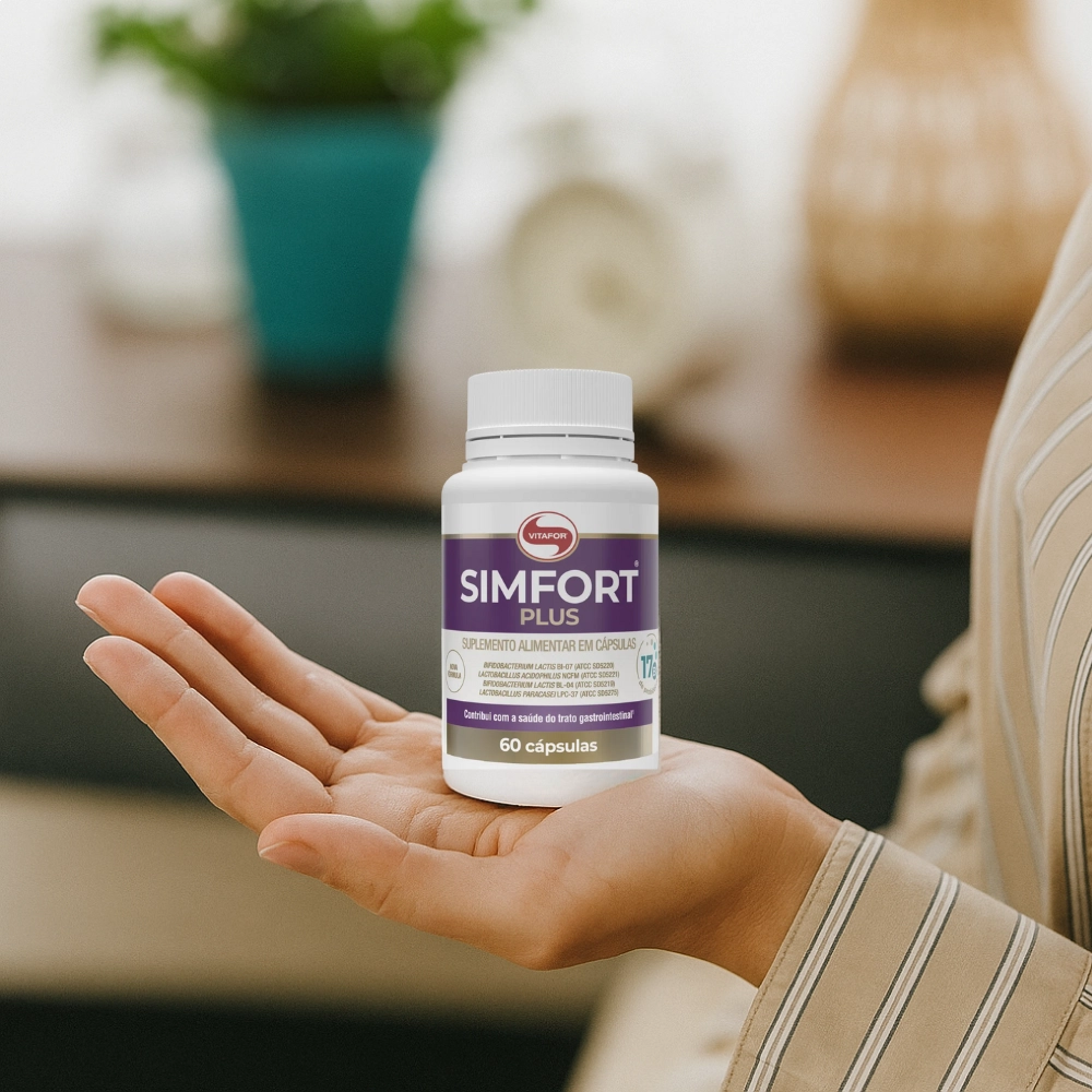 Simfort Plus 60 Cápsulas, 390mg- Vitafor