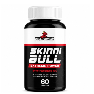 Skinni Bull Extreme Power com Ioimbina HCL, 60 Cápsulas, Bull Pharma