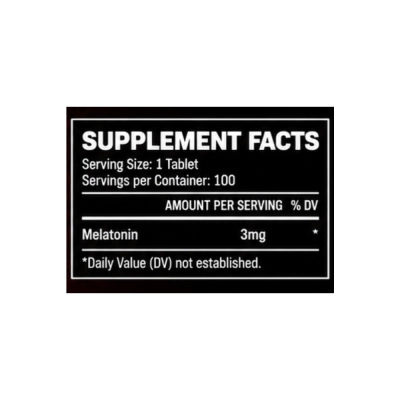 Sleep Bull Melatonina 3mg, 100 Comprimidos Sabor Laranja, Bull Pharma