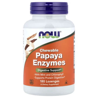 Super Enzimas de Papaya,180 Patilhas, Now
