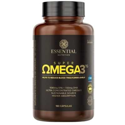 Super Ômega 3 TG, Saúde Cardiovascular, Cerebral e Anti-inflamatória, Opções, Cápsulas, Essential Nutrition