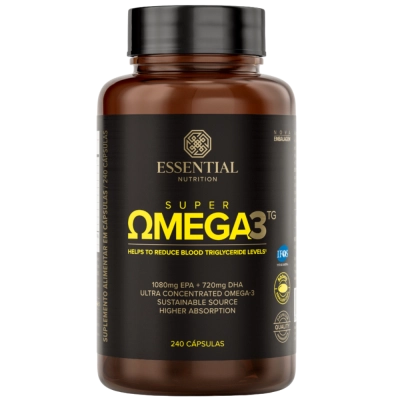 Super Ômega 3 TG, Saúde Cardiovascular, Cerebral e Anti-inflamatória, Opções, Cápsulas, Essential Nutrition
