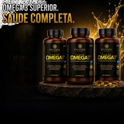 Super Ômega 3 TG, Saúde Cardiovascular, Cerebral e Anti-inflamatória, Opções, Cápsulas, Essential Nutrition