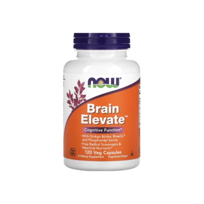 Suplemento Brain Elevate, Suporte à Função Cognitiva, Memória e Neuroproteção, Now