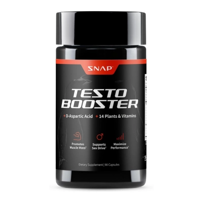 Suplemento para Suporte à Vitalidade Masculina, Energia, Resistência e Performance Física, 90 Cápsulas, Snap Supplements