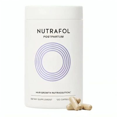 Suplementos de Crescimento Capilar Pós-Parto, Para lactantes, 120 Cápsulas, Nutrafol