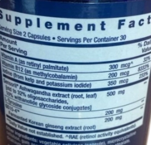 Thyroid Support Complex, 60 Cápsulas, Life Extension