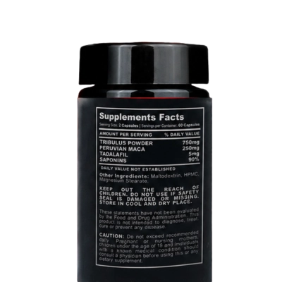 Tribulus 1000mg, 60 Cápsulas, Bull Pharma