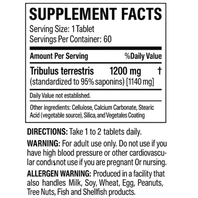 Tribulus X95, 100 Tablets, HS