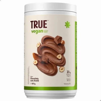 True Vegan, Proteína Vegana, 837g Sabor Banoffee Crispy, True Source