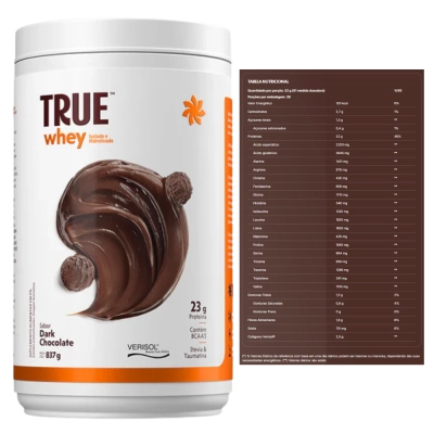 True Whey, Hidrolisado e Isolado, 837g, Sabores, True Source